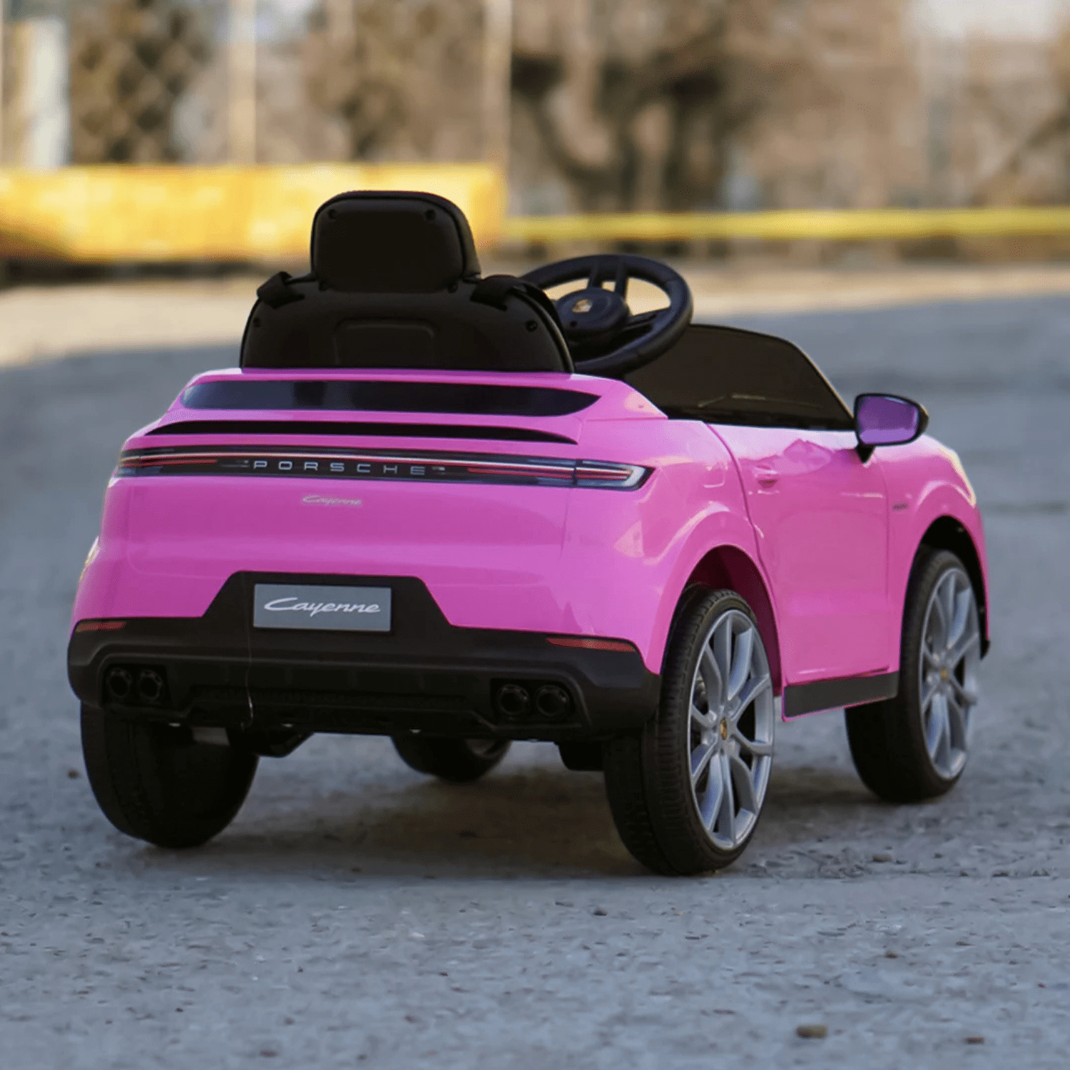 Лицензиран акумулаторен джип Porsche Cayenne , 100W,12V7AH, R/C 2.4G, EVA гуми - Image 6