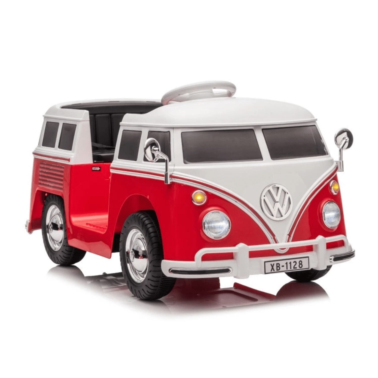 Лицензирана акумулаторна кола VW Samba 12V/7Ah, 100W, EVA гуми, MP3 - Image 8