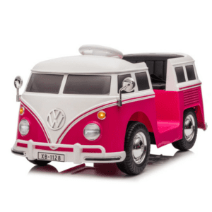 Лицензирана акумулаторна кола VW Samba 12V/7Ah, 100W, EVA гуми, MP3