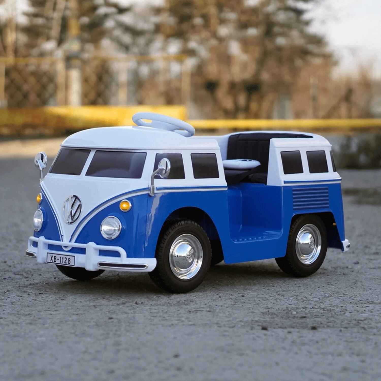 Лицензирана акумулаторна кола VW Samba 12V/7Ah, 100W, EVA гуми, MP3 - Image 8