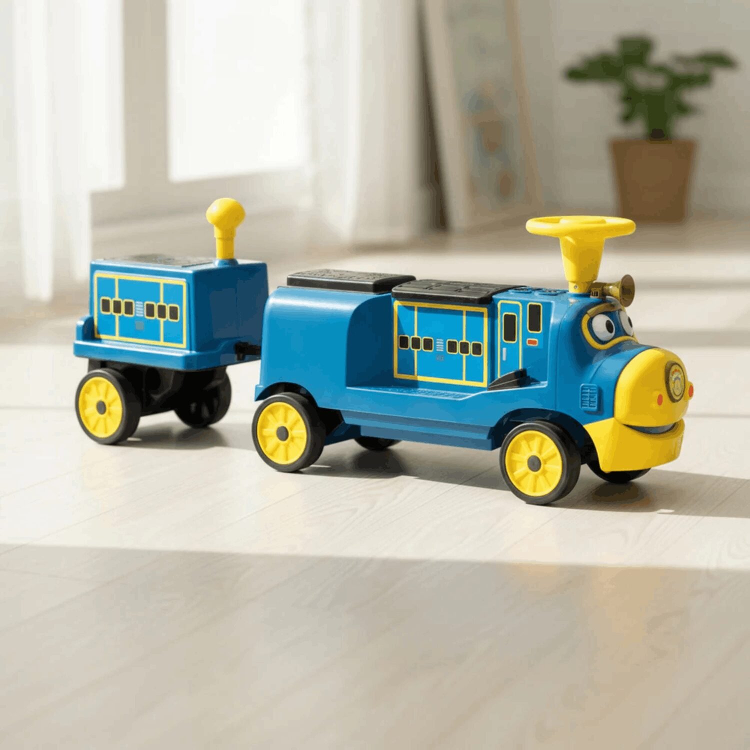 Детски Акумулаторен влак Chuggington,12V/7Ah, 200W, EVA гуми, MP3 - Image 4