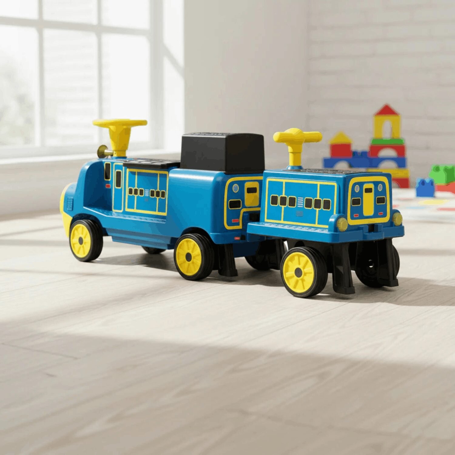 Детски Акумулаторен влак Chuggington,12V/7Ah, 200W, EVA гуми, MP3 - Image 7