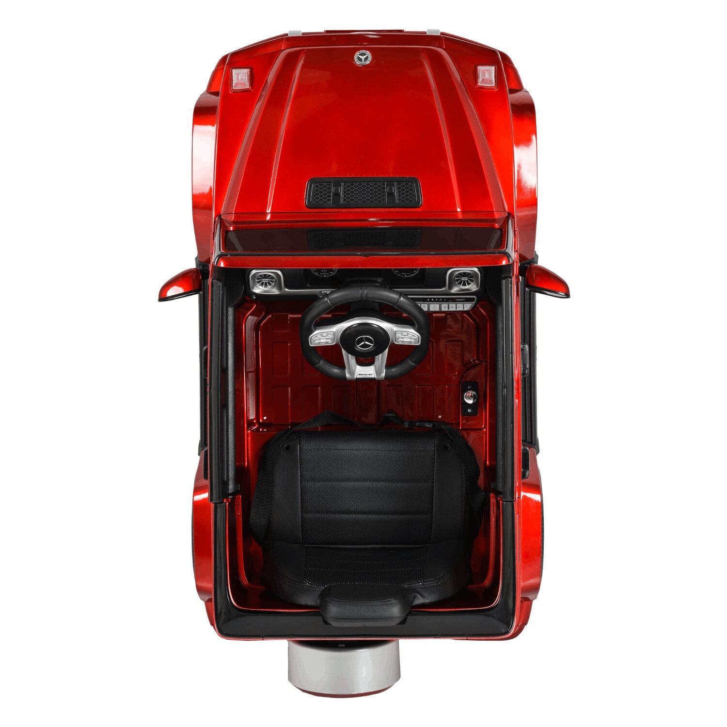 Лицензиран Детски Акумулаторен Джип Mercedes-AMG G63 12V/4.5Ah, 100W, EVA гуми, Мет. Червен - Image 7