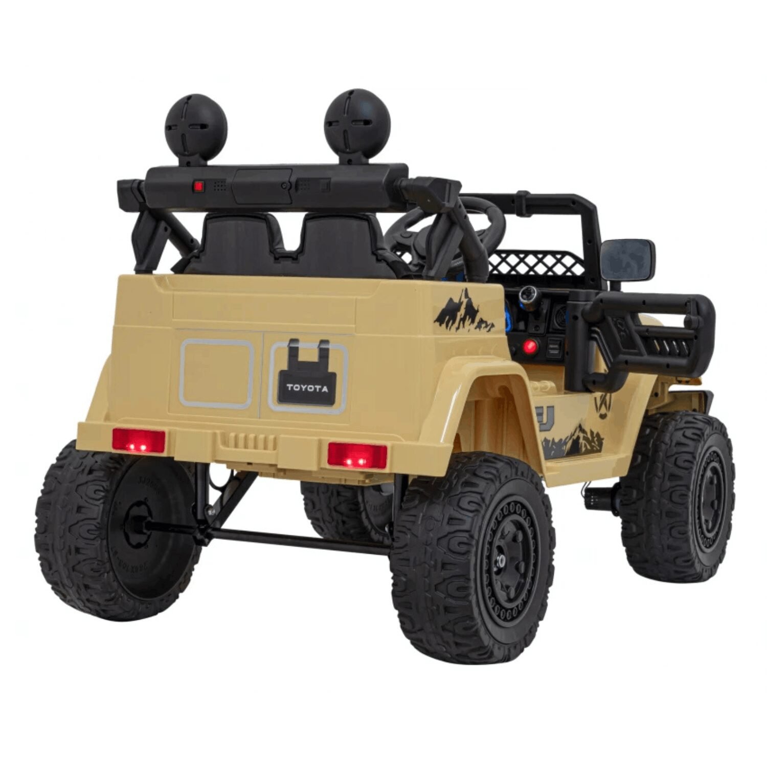 Лицензиран Акумулаторен Джип Toyota FJ Cruiser 12V/7Ah, 4х4, 90W, EVA гуми, R/C - Image 6