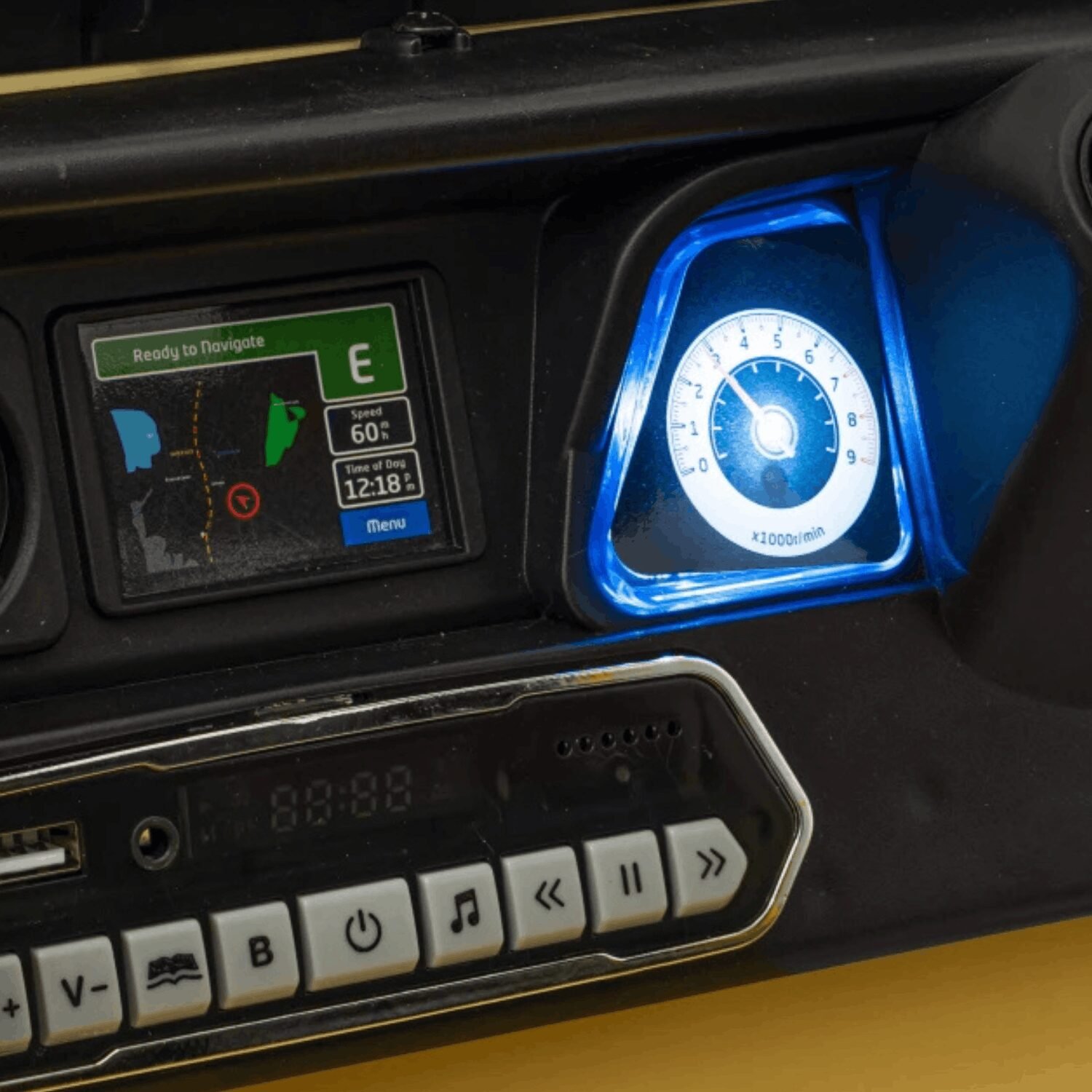 Лицензиран Акумулаторен Джип Toyota FJ Cruiser 12V/7Ah, 4х4, 90W, EVA гуми, R/C - Image 9