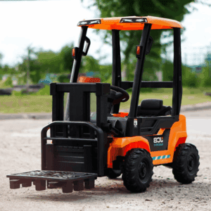 Лицензиран Акумулаторен Мотокар JCB, 12V/4.5Ah, 70W, R/C