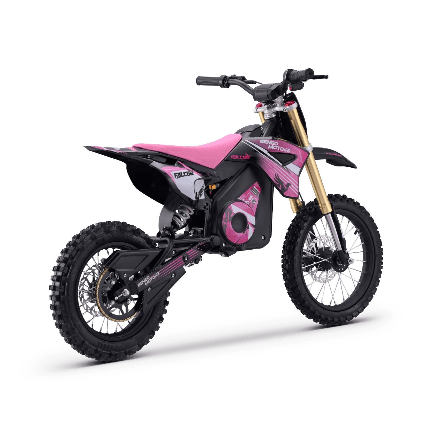 Детски Електрически Кросов Мотор Falcon, Литиева Батерия 48V/15,6Ah, 1600W, Надуваеми гуми - Image 4