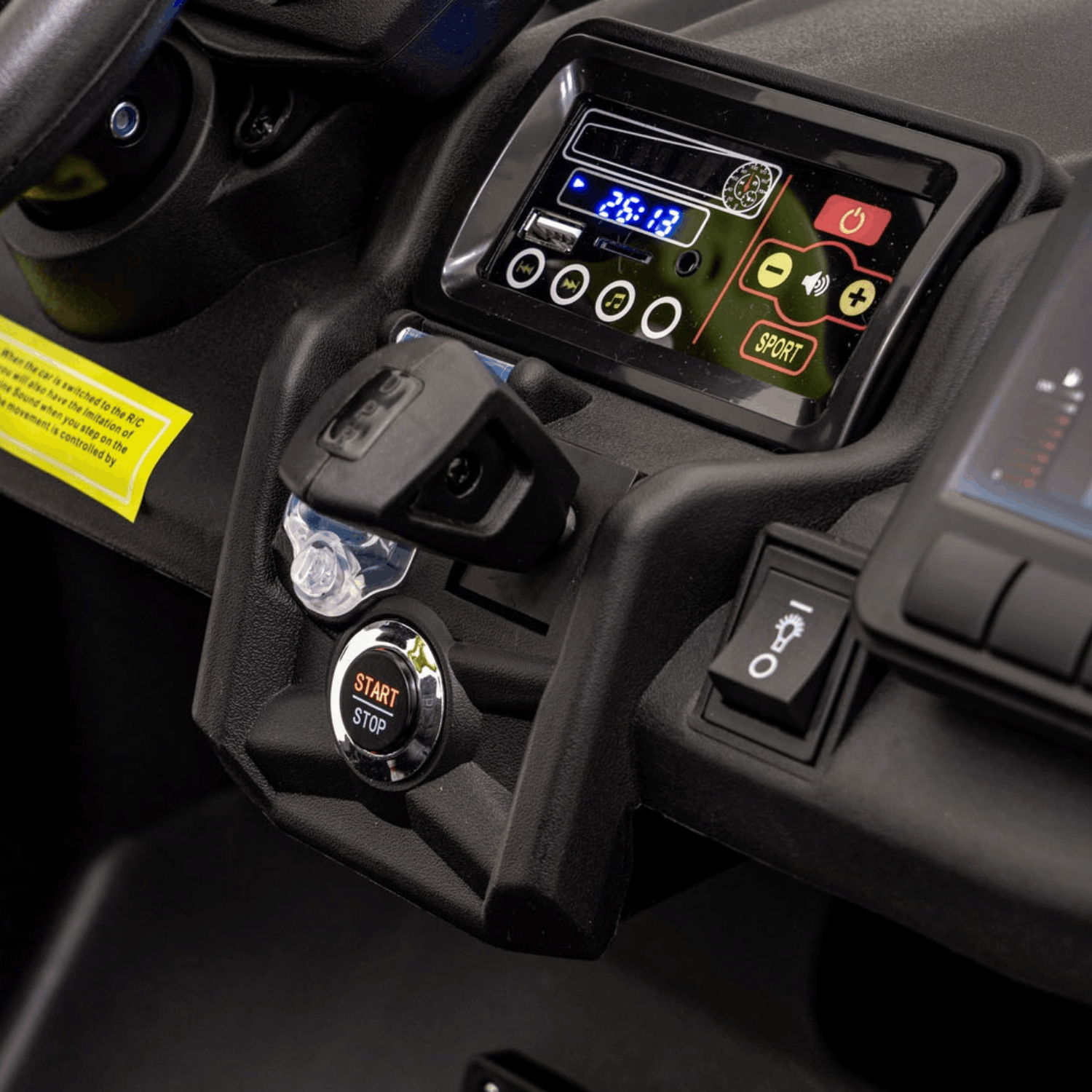 Лицензирано Акумулаторно UTV Can-Am MAVERICK 24V/14Ah, 800W, Надуваеми гуми, MP3 - Image 17