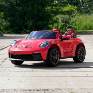 Лицензирана Акумулаторна Кола Porsche 911 GT3 24V/14Ah, 360W, Надуваеми Гуми