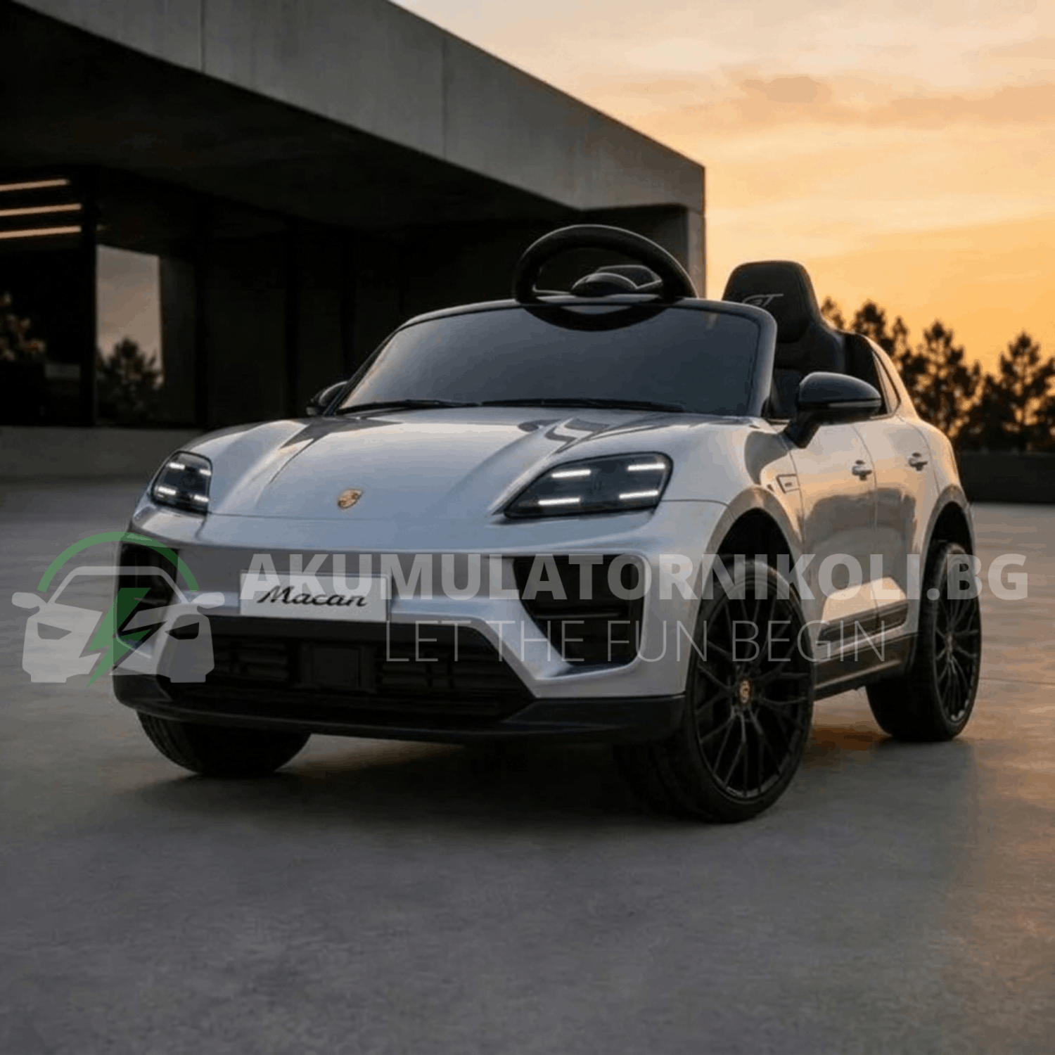 Лицензиран Акумулаторен Джип Porsche Macan, 12V/10Ah, 140W, EVA гуми, 4X4, MP3, R/C