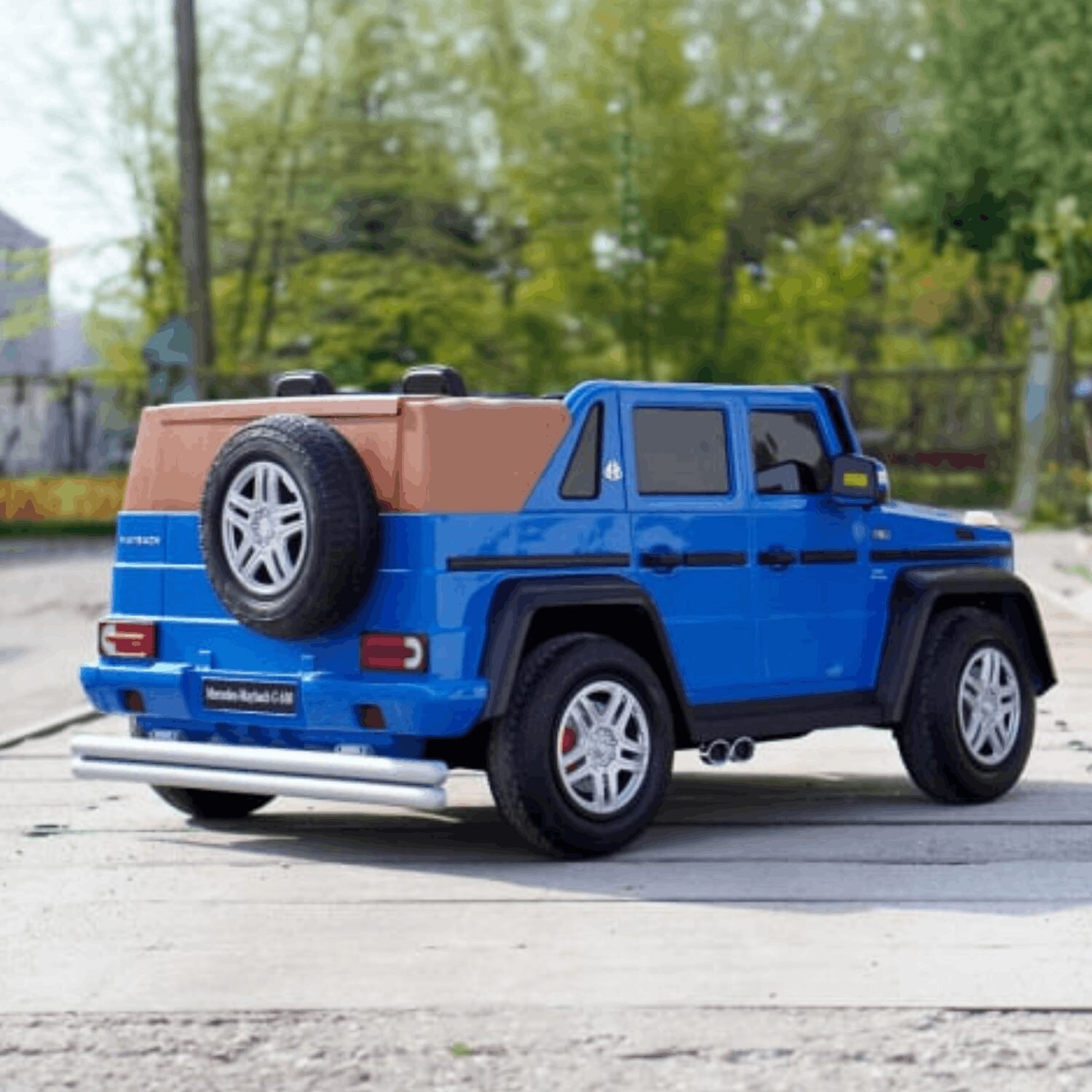 Лицензиран Акумулаторен Джип Mercedes G650 Maybach, 24V/14Ah, 200W, Надуваеми гуми, МР3, R/C - Image 6