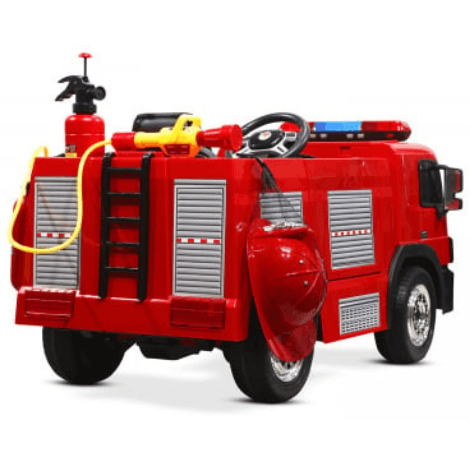 Детска Акумулаторна Пожарна, 12V/7Ah, 90W, EVA гуми, Кожена седалка, MP3, R/C - Image 2