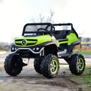 Лицензиран Акумулаторен Джип Mercedes UNIMOG, 12V/10Ah, 140W, 4X4, EVA Гуми, MP3 плеър