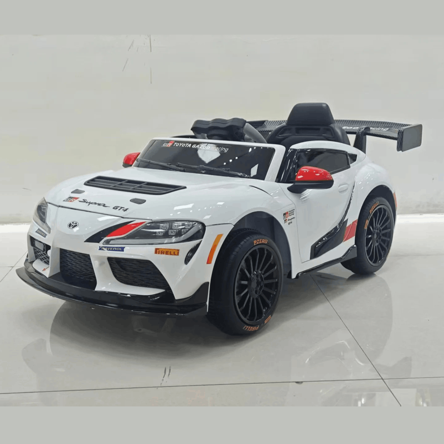 Лицензирана Акумулаторна Кола Toyota Supra GR 12V/7Ah, 90W, MP3